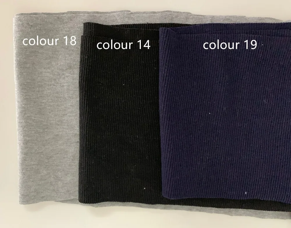 Ткань хлопковая трикотажная в рубчик 2 х2 13-15 см