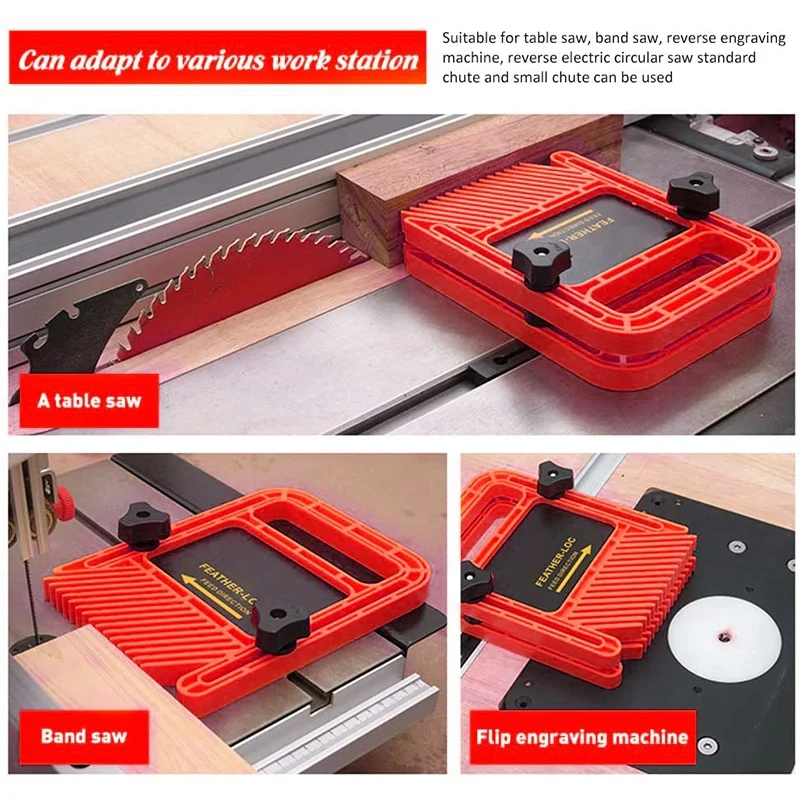 

Extended Featherboards Adjustable Set for Table Saws Band Saws Tools