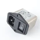 10 А фильтр электромагнитных помех с клавишным переключателем и разъемом для розетки