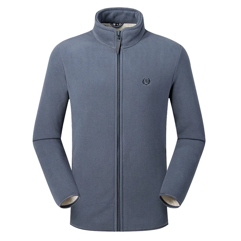 Высококачественное мужское осенне зимнее уличное утепленное флисовое