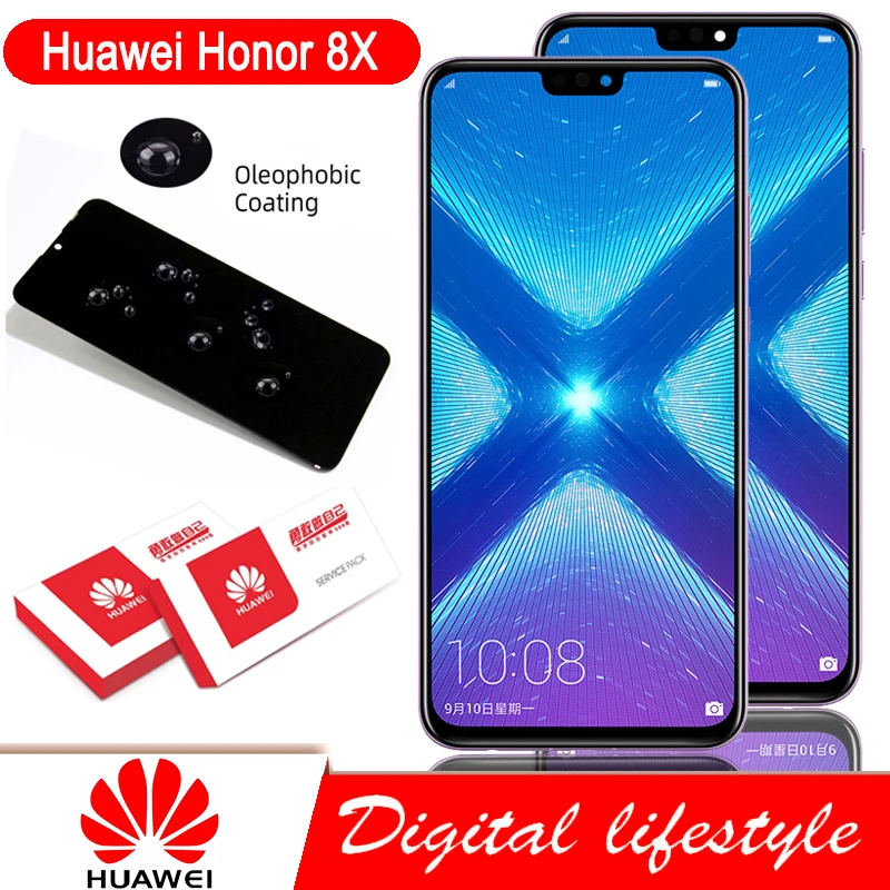 Оригинальный ЖК-дисплей 6 5 'ɶ 5'' для Huawei Honor 8X сенсорный экран с