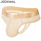Трусы-джоки JOCKMAIL мужские с мешочком для пениса, прозрачные брифы, бикини, танга, джоки для геев, нижнее белье