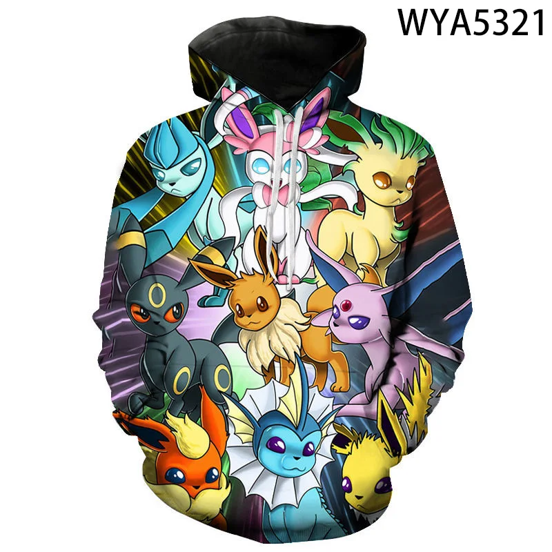 

Spring and Autumn New Boys Girls Children's Print 3D Japanese Anime Hoodie Pullover Streetwear Fashion Jacket