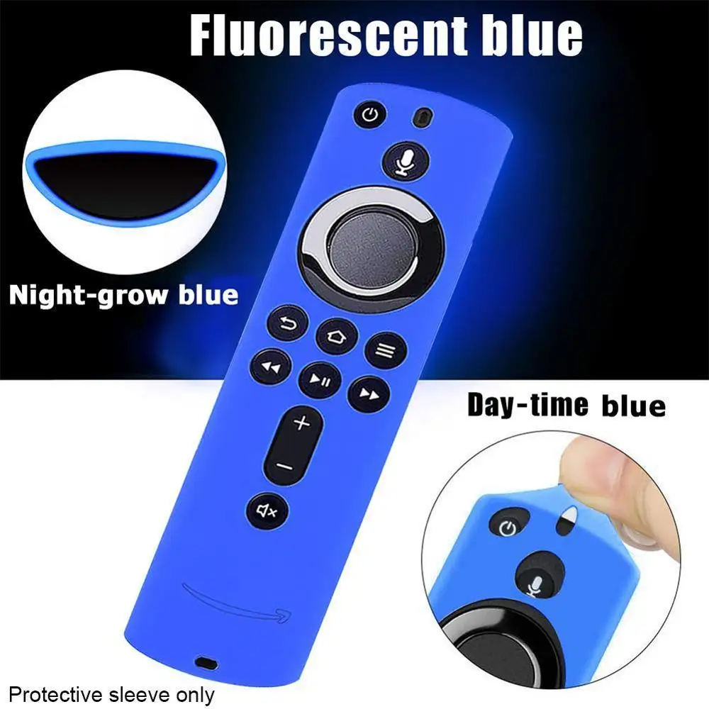 

1PC Shockproof Silicone Remote Controller Protective Shell For Fire TV 5.9inch Protecter Case Shockproof Dust-proof Shell