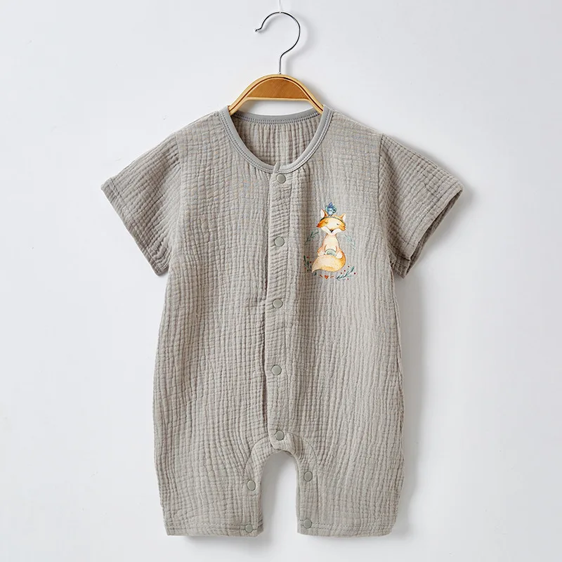 Летний Новый Стиль детские комбинезоны с оборками и коротким рукавом Одежда для