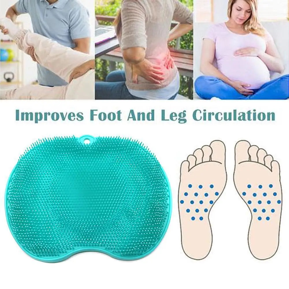 

Washing Feet Artifact Pads Household Foot Massage Cushion Bathroom Rubbing Pads Non-slip Foot Washing Brush With Suction Cup