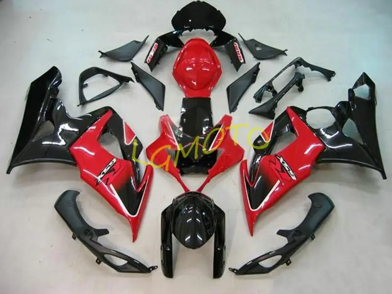 

Бесплатный индивидуальный мотоциклетный корпус инжектора для Suzuki GSXR1000 05 06 винно-красный черный комплект обтекателей GSXR1000 2005 2006 кузов