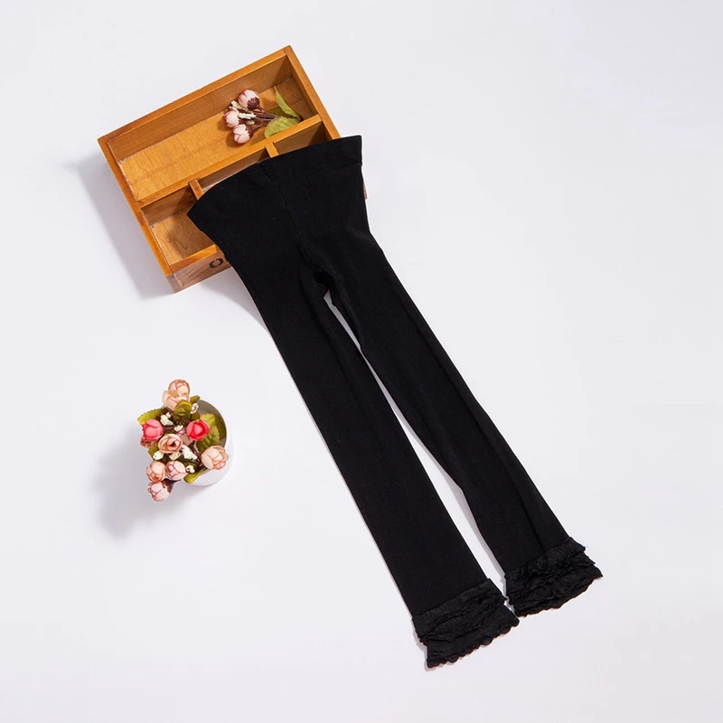 От 2 до 15 лет детские кружевные леггинсы для девочек обтягивающие капри