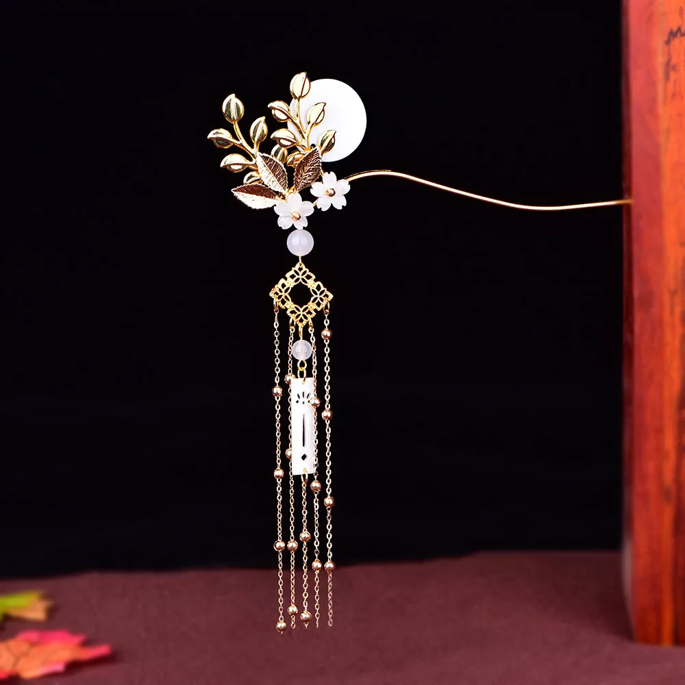 Династия Тан древней китайской принцессы Длинная кисточка металлическая