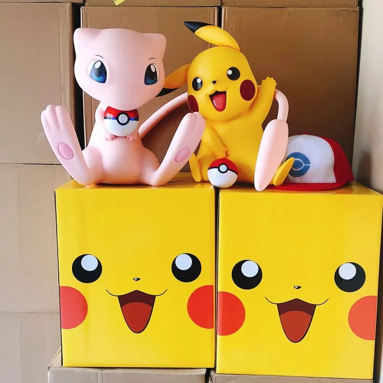 40 см Большой размер Mew pokemones фигурка ПВХ модель игрушки для детей игрушки