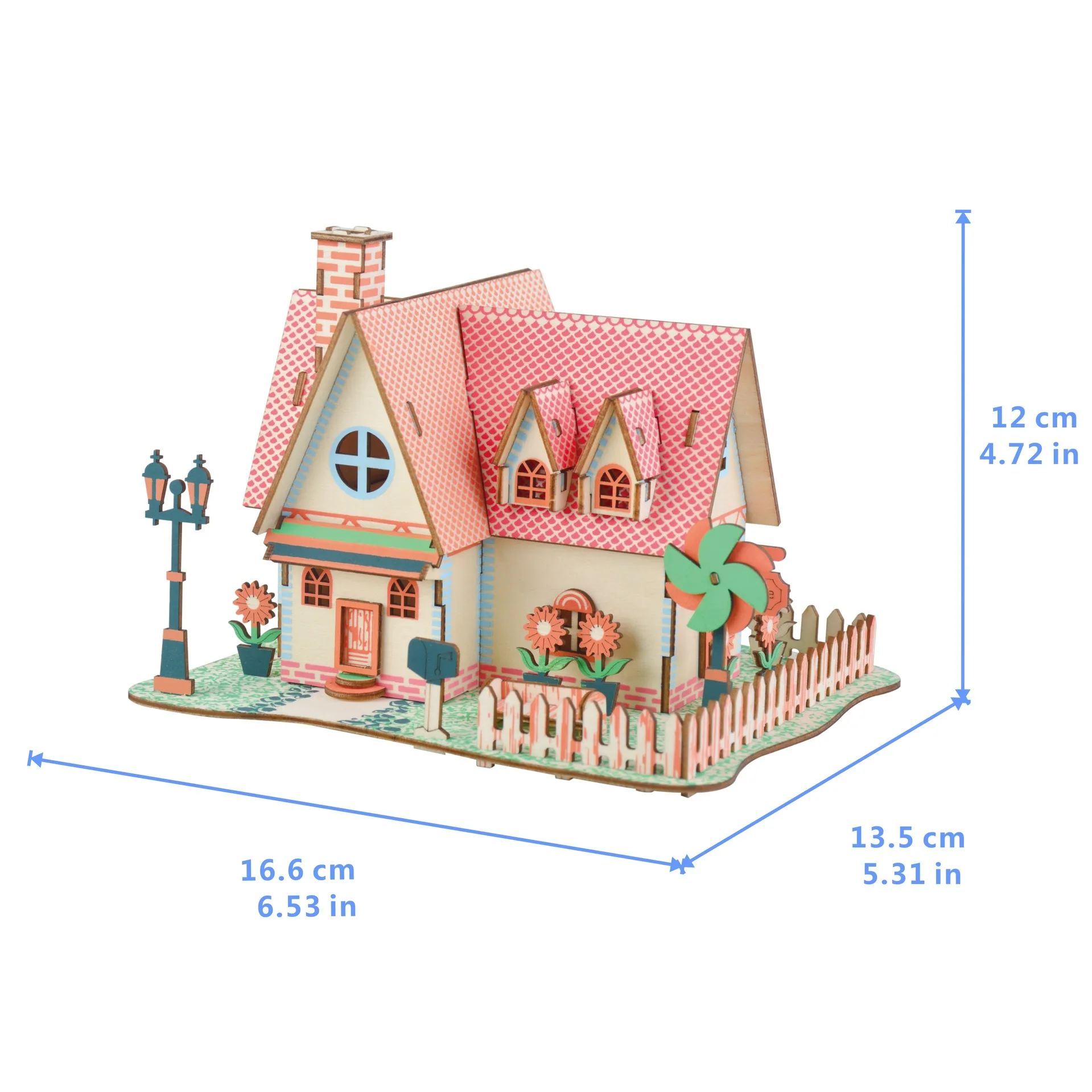 Новая Земля 3D деревянная головоломка DIY Модель Детская игрушка Подсолнух усадьба