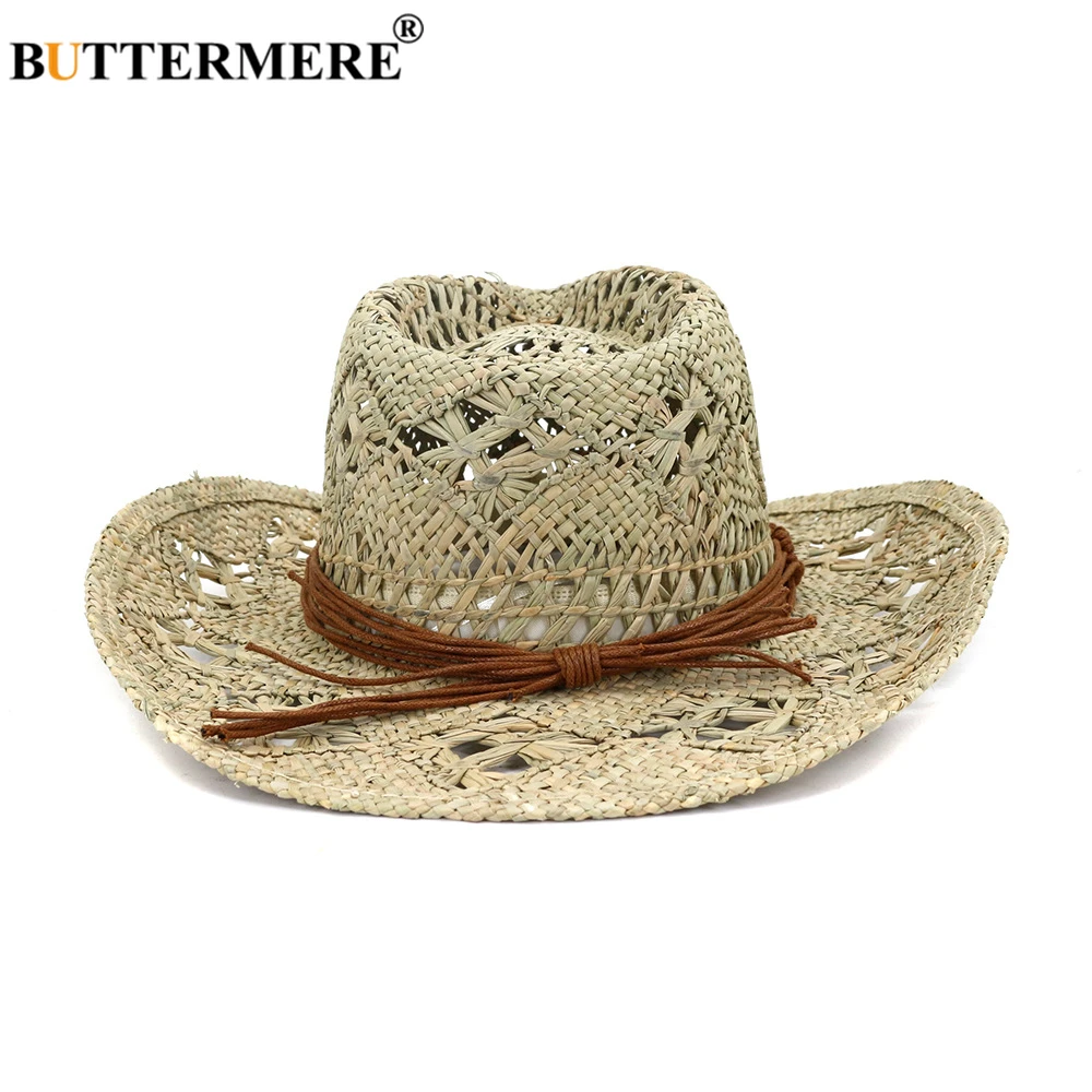 BUTTERMERE ковбойская шляпа летняя от солнца для мужчин и женщин Пляжная Повседневная