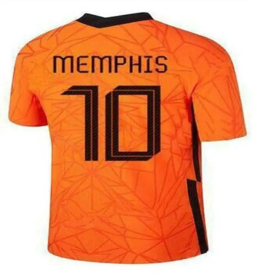 

men 20/21 Netherlands football shirts maillot de foot Tshirt 2021 camiseta de ftbol Holland DE LIGT VIRGIL camisas futebol kids