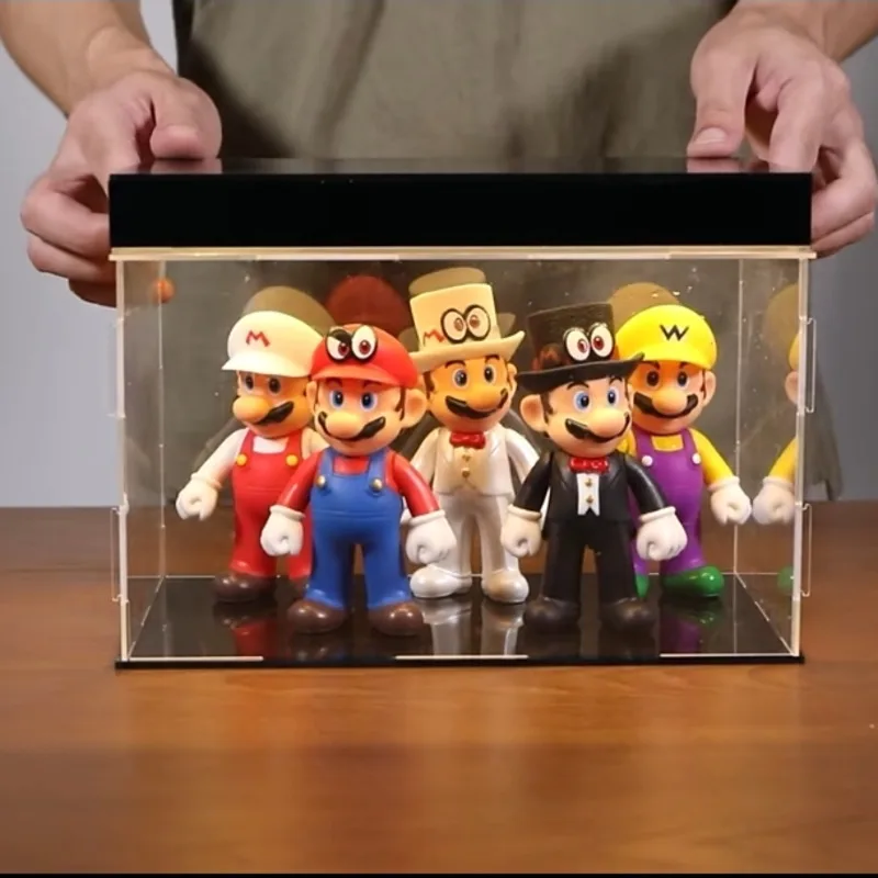 Figuras de acci&oacute;n de PVC Brosed Super Marioed para ni&ntilde;os, modelos de Marioed de 10cm, mu&ntilde;ecos coleccionables, regalos de cumplea&ntilde;os, 5 unids/lote-1