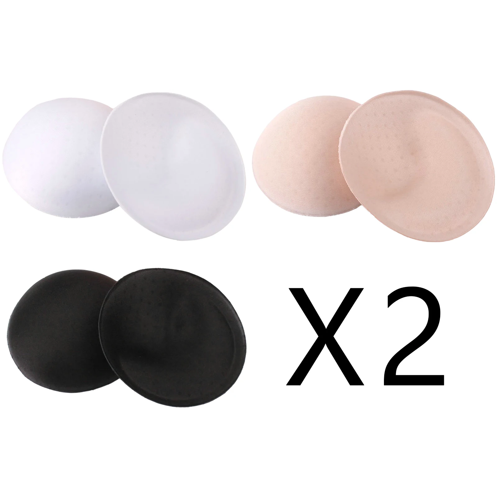 

2 Pairs Sexy Sponge Bra Cup Inserts Enlarge Enhancing Cushion Sports Bra Swimwear Bikinis