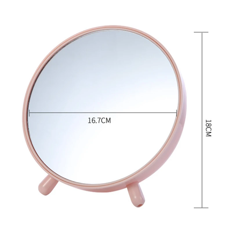 Настольная коробка для хранения спальни зеркало макияжа косметическое маникюра