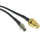 new wireless modem wire sma female jack nut to ts9 male plug connector rg174 cable 20cm 8 wholesale pigtail