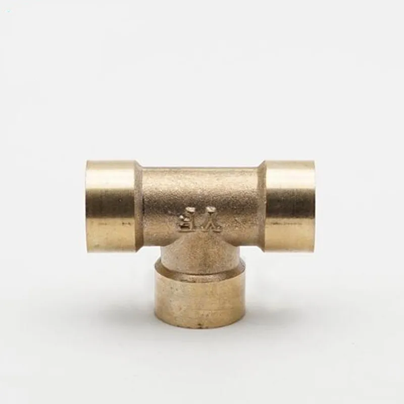 1 шт. латунь равный тройник 3 4 способ соединитель медь быстрый провода аквариум