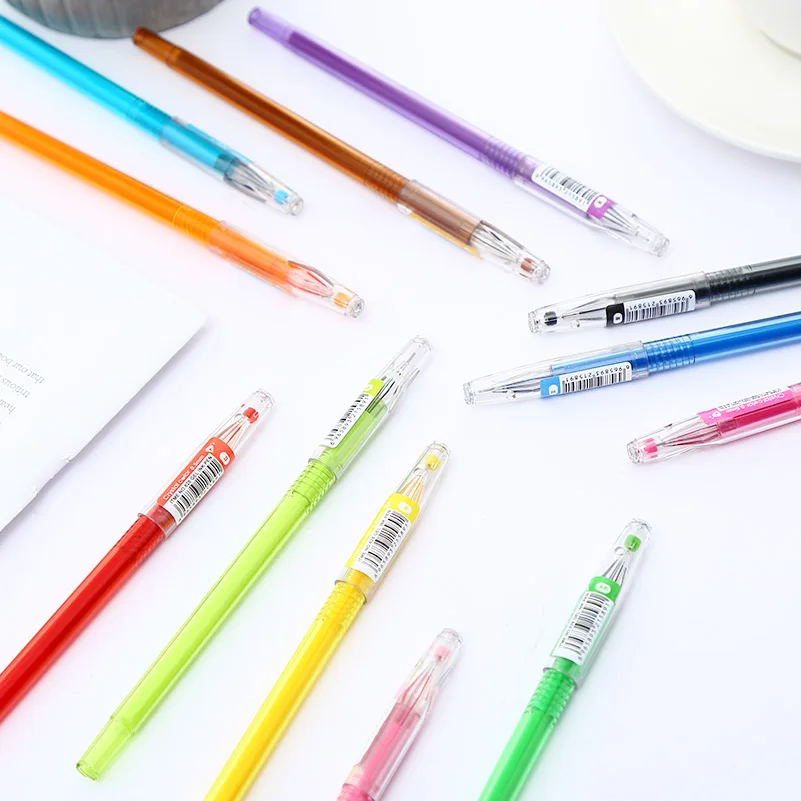 Милая цветная гелевая ручка Kawaii Корейская забавная стационарная вещь Kawai