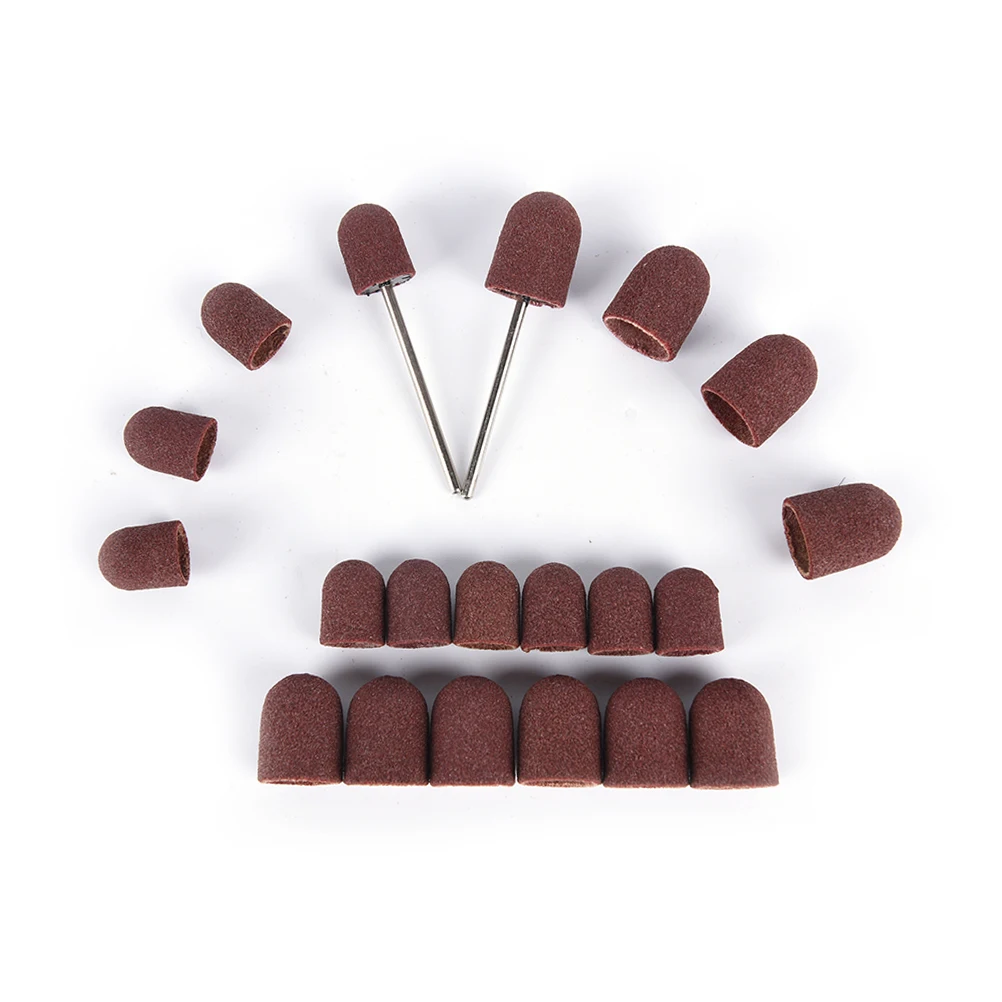 Электрическая дрель для ногтей 1 комплект шлифовальные ленты блочные колпачки +