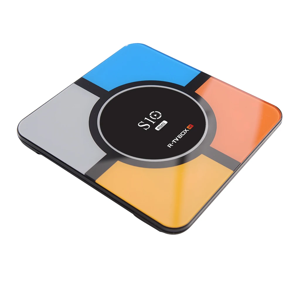 Android 9,0 tv Box S10 мини Смарт ТВ-бокс на Rockchip RK3328 Четырехъядерный 4 ГБ DDR3 32 ГБ/64 Гб 4K H.265 2,4 ГГц wifi USB 3,0 медиаплеер