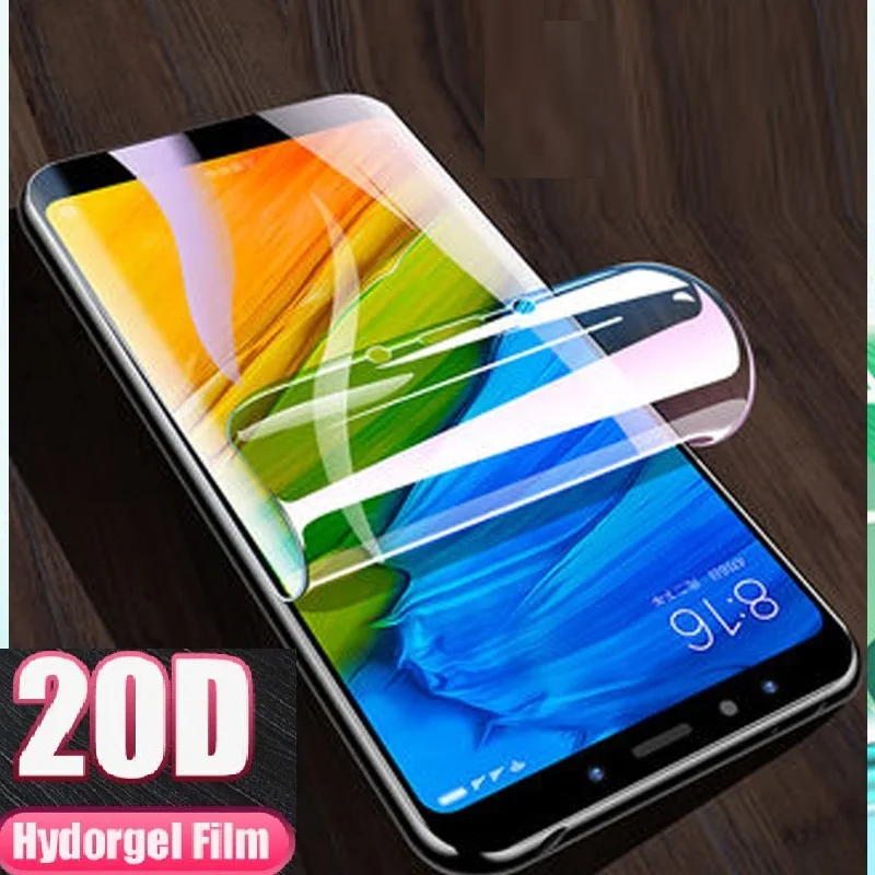 

11D Hydrogel Film For Xiaomi Redmi 5 Plus 5A Go 6 6A 7A S2 Full Cover Screen Protector On Redmi Note 5 5A 6 Pro Protective Film