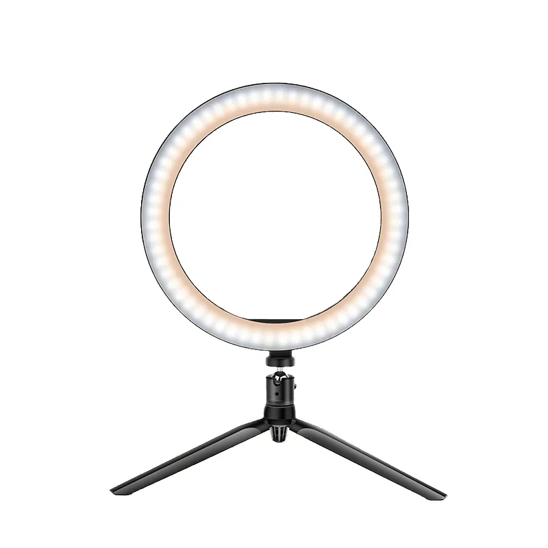 Koop 16Cm Met Statief Stand Gezicht Schoonheid Apparatuur Led Lamp Smart Voor Smartphone Rgb Selfie Stok Mobiele Telefoon Houders Ring Licht