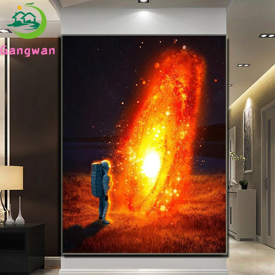 

5D Diamond Painting fantasy Planet Scenery DIY New Arrival Diamond Embroidery Universe Space Cross Stitch Astronaut Art Decor