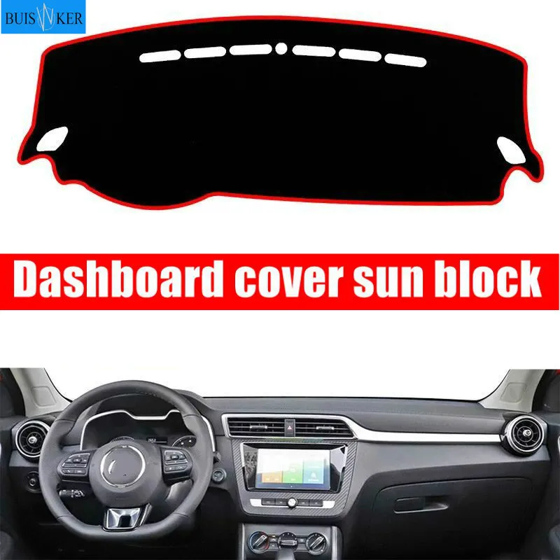 

Car Dashboard Cover Dash Mat Sun Shad Pad Carpets Trim ANti-UV NON-Slip For Morris Garage MG ZS EZS 2017 2018 2019 Accessories