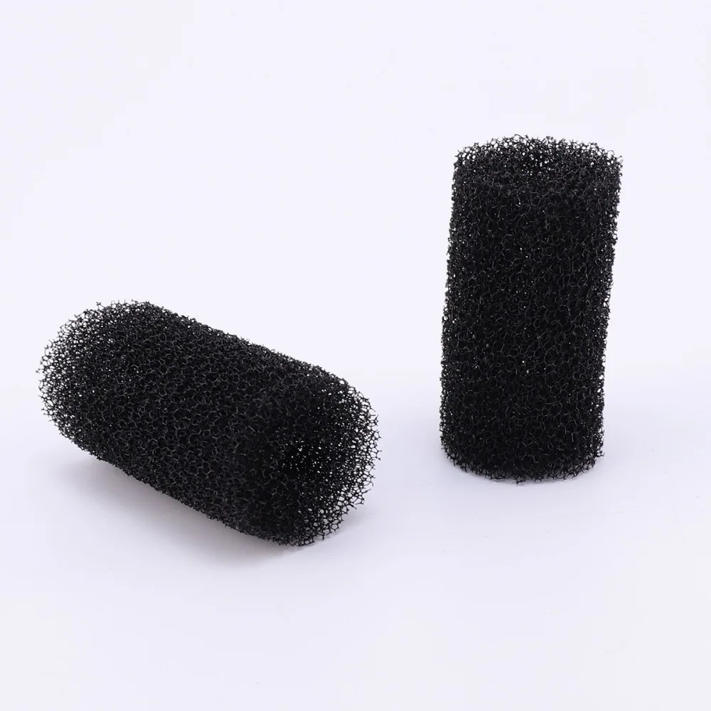 

12PCS Multi-purpose Oil-absorption Cotton Cylinder Pool Oil Absorbing Sponge High Efficiency Filtering Sponge for Pool Use (Blac