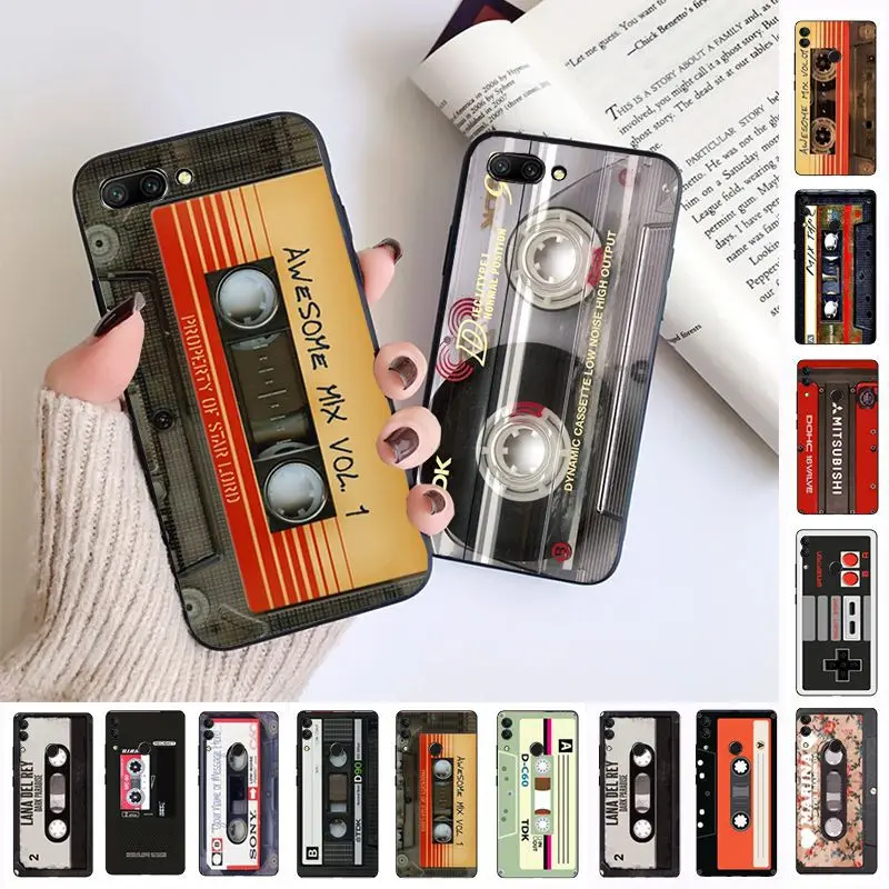 Винтажная магнитная лента mixtape Классическая старая Кассетная чехол для телефона
