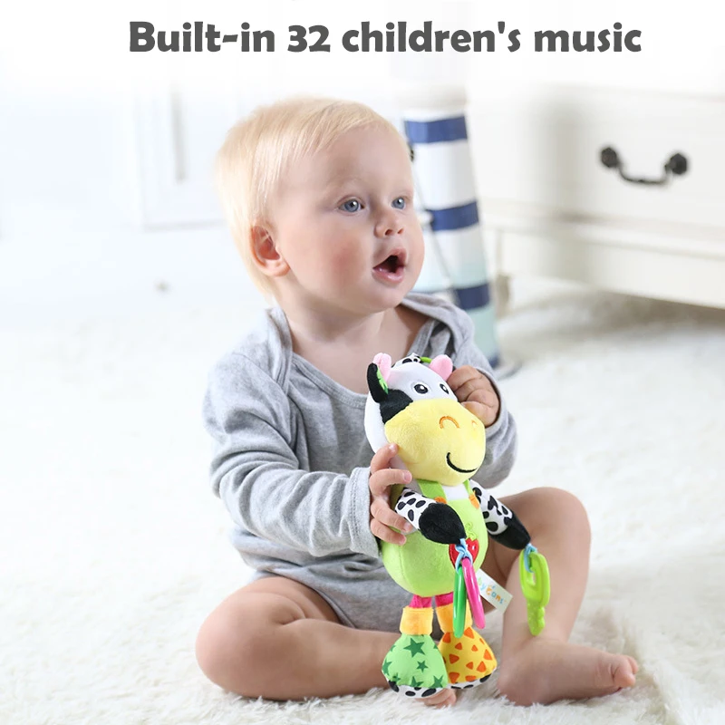 На возраст от 6 до 12 лет месячный ребенок плюшевые подвеска для коляски Игрушка