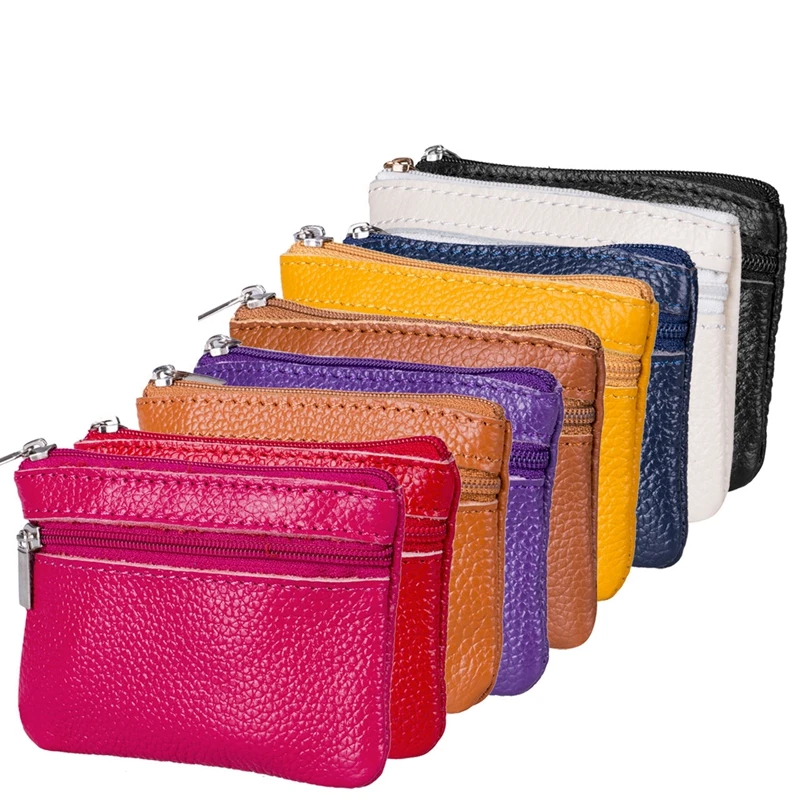 Кожаный чехол кошелёк для работы Для мужчин Искусственная кожа кошелек монет и
