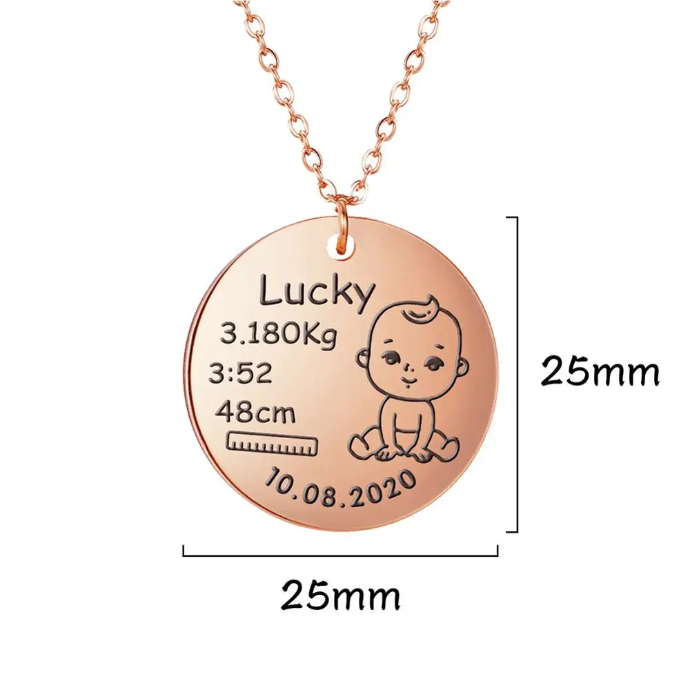 Моя форма искусственное ожерелье на заказ детское с весом для рождения детский