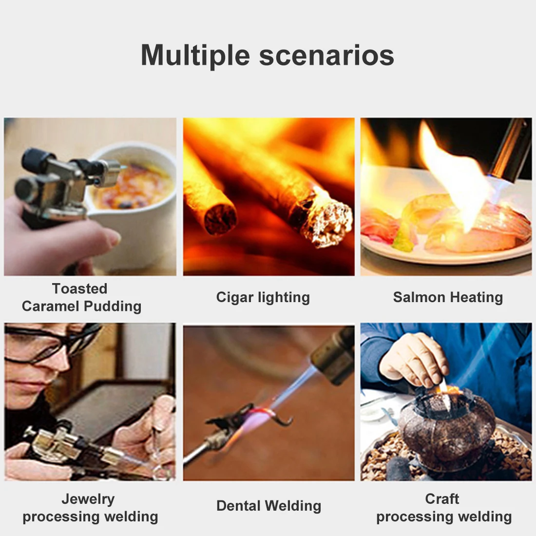 

Portable Ignition Welding Gas Flamethrower Butane Burner Cooking Picnic BBQ Camping Hiking Outdoor Heating Flame Torch Gun