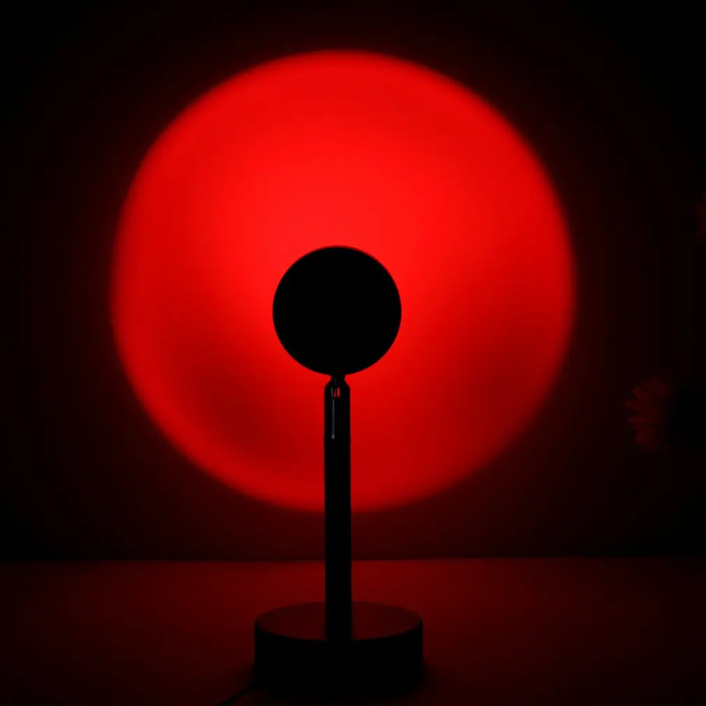 

New USB Rainbow Projector Led Night Light Sun Projection Desk Lamp for Bedroom Entertainment Venues Wall Decoration Lighting