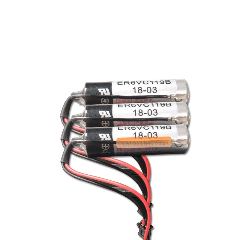 1 шт./партия для TOSHIBA ER6V ER6VC119B 3,6 в 2000 мАч аккумуляторная батарея с черной вилкой