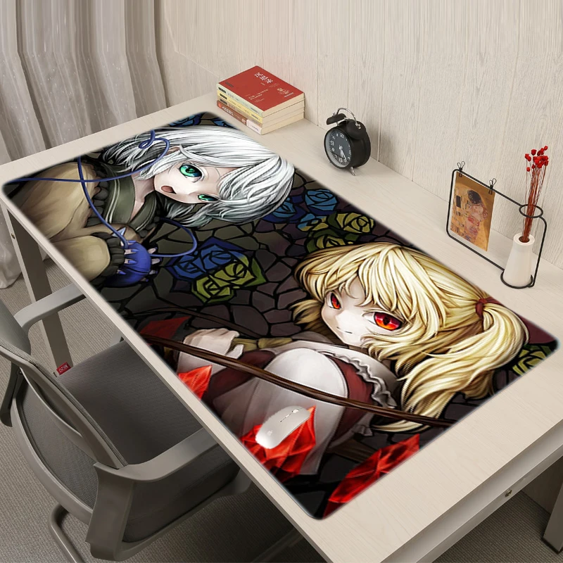 

Touhou Mouse Pads Carpet Custom Pad Desk Accessories Anime Large Gaming Mause Gamer Razer Rug Sexy Mousepad Cute Company Varmilo