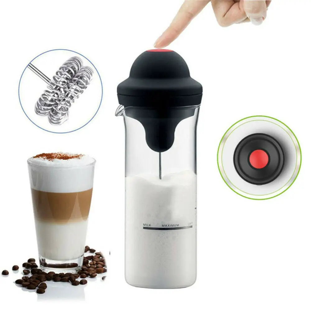 

Electric Milk Frother Cup Egg Beater Cup Coffee Whisk Cup Automatic Mixer Jug Cup Kitchen Home Kitchen Accessories