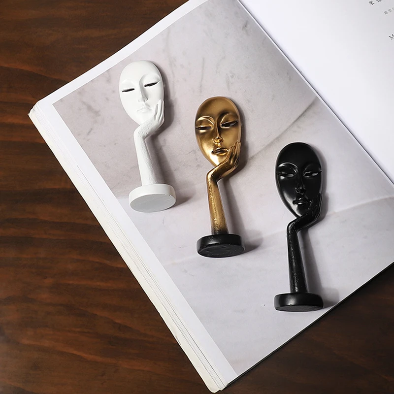 Статуя истончика абстрактная фигурка скульптура маленькие орнаменты статуя из