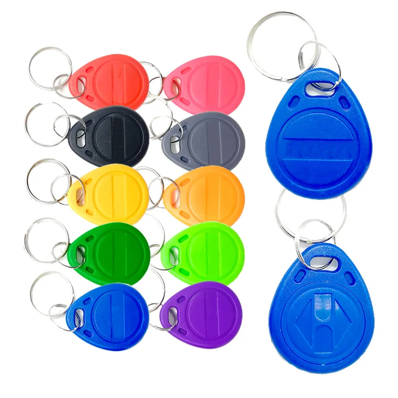

10pcs EM4305 T5577 125KHz Key Copy Rewritable Writable Rewrite keyfobs Card Proximity RFID Tag Key Ring Token Badge Duplicate