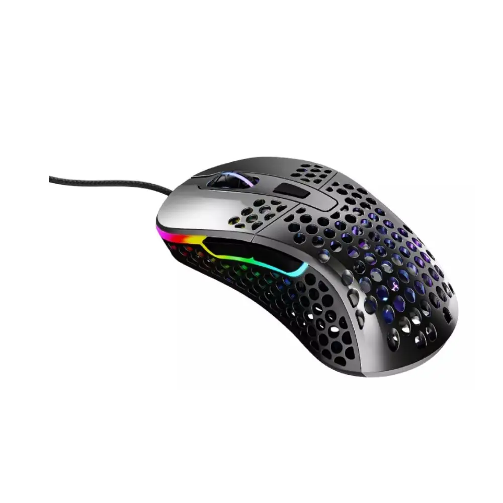 Игровая мышь Xtrfy M4 серая (5 кнопок OMRON Pixart 3360 12000 dpi RGB подсветка USB) | Компьютеры и
