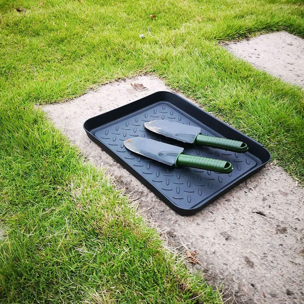 Многоцелевой поднос для обуви черный дома и улицы пластиковый кормления