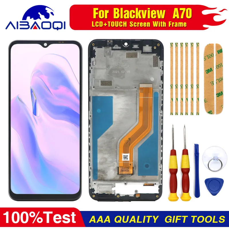 Новый оригинальный ЖК-дисплей для Blackview A70, A70 Pro, Android 11, с фотоэлементами