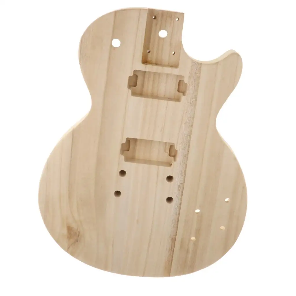 diy feine unfinished gitarre körper leere holz gitarre handarbeit passt für st elektrische gitarre zubehör free global shipping