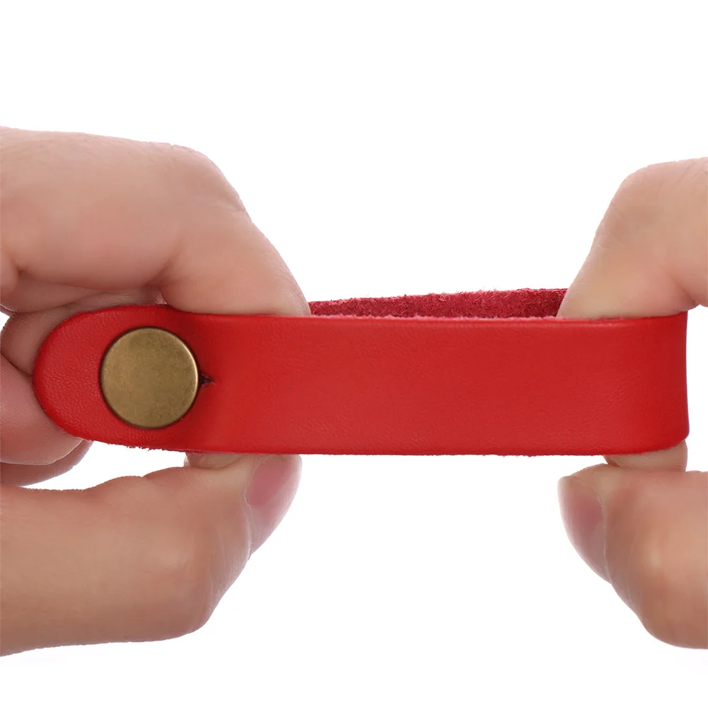 Кожаный держатель для гитарных ремней 1 шт. простая установка безопасный замок