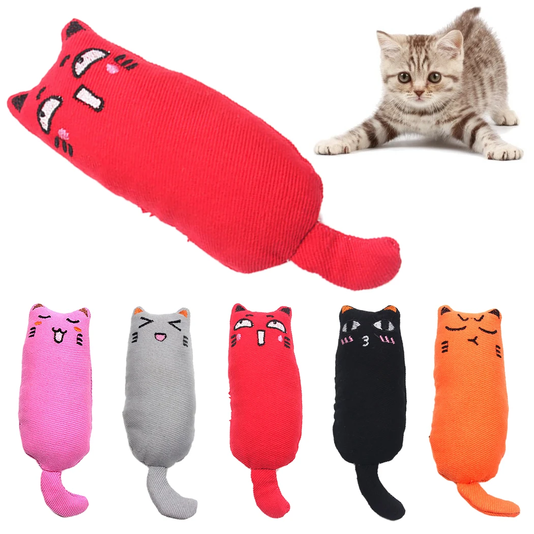 

Christmas Pet Toy Cute Expression Creative Catnip Cat Toy Pet Chew Toy Molar Teething Funny Cute Toys Toy For Cats Kitten Supply