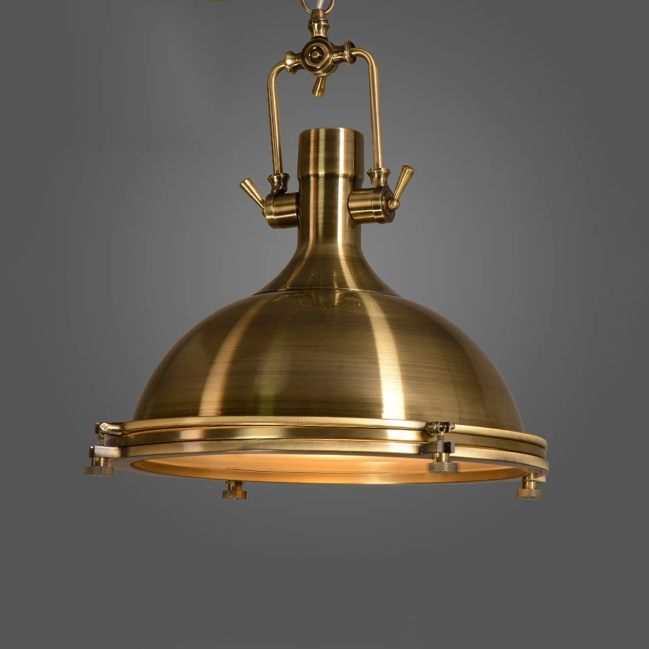 Металлический подвесной светильник в скандинавском стиле индивидуальный лофт