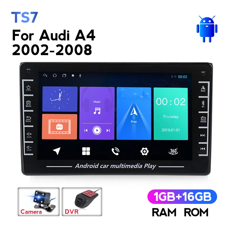 MEKEDE 8 дюймов Автомобильный мультимедийный плеер Android автомобильный Радио Стерео