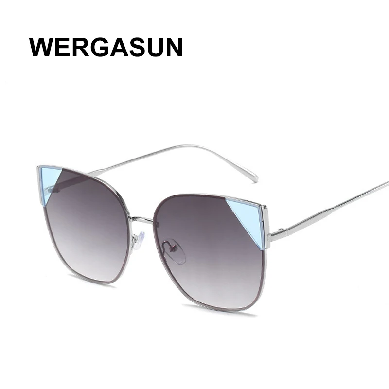 WERGASUN 2020 Новый Элитный бренд дизайнерские солнцезащитные очки кошачий глаз Для